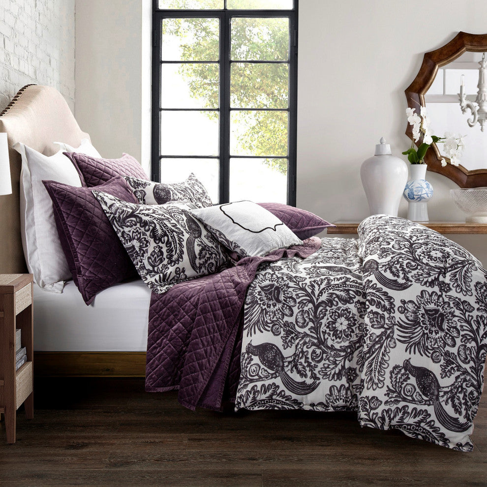 Augusta Toile 3 Piece Queen Comforter Set