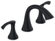 Antioch Two Handle Widespread Lavatory Faucet Satin Black