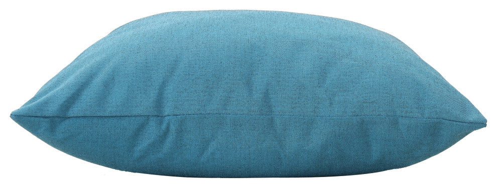 GDF Studio Misty Indoor Teal Water Resistant Square Throw Pillow, Medium, Single