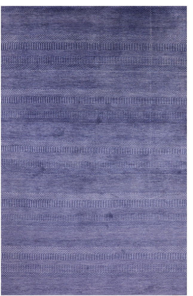 Wool and Silk Handmade Savannah Grass Rug 6' 1" X 9' 3" Q11933