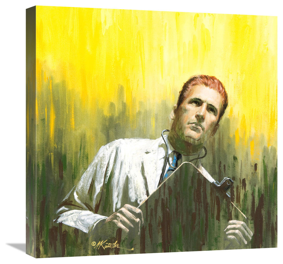 "Hegerty, M.D." Stretched Canvas Giclee by Mort Kunstler, 22"x22"