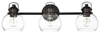 CHLOE Lighting Janice Contemporary 3-Light Rubbed Bronze Bath Vanity Fixture