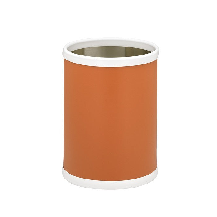 Kraftware Round Wastebasket, Orange