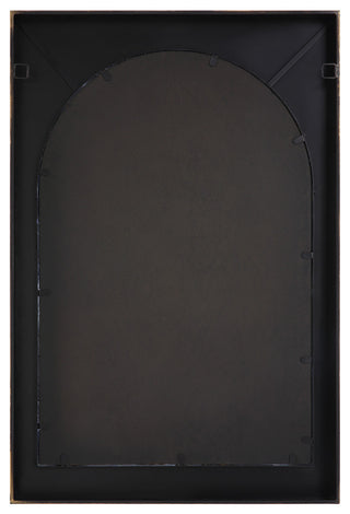 Uttermost 09916 Crisanta Gloss White Arch Mirror