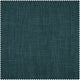Slate Teal Faux Linen Room Darkening Fabric Sample, 4Wx4L