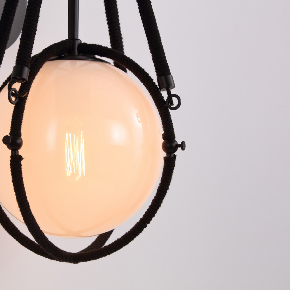 Voyager 1 Light Wall Sconce Matte Black