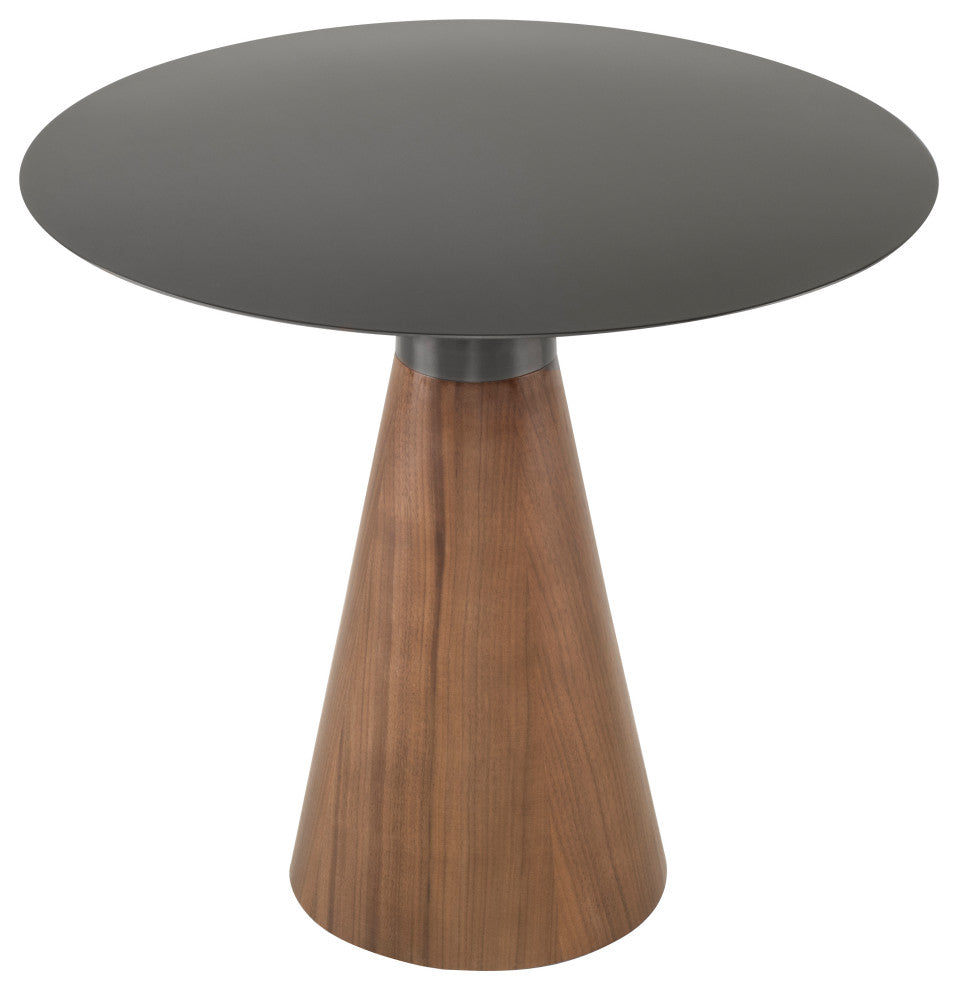 Iris Graphite Metal Side Table, HGNA542