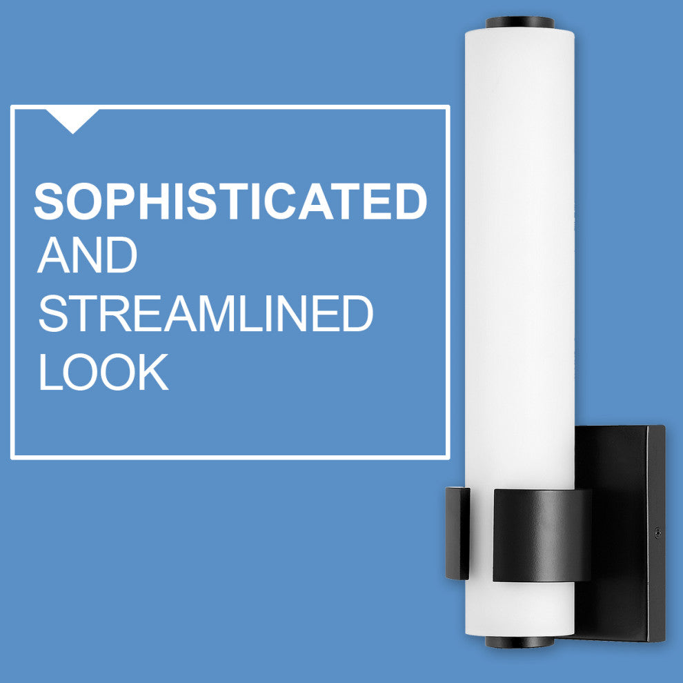 Hinkley Aiden Large Led Vanity, Black