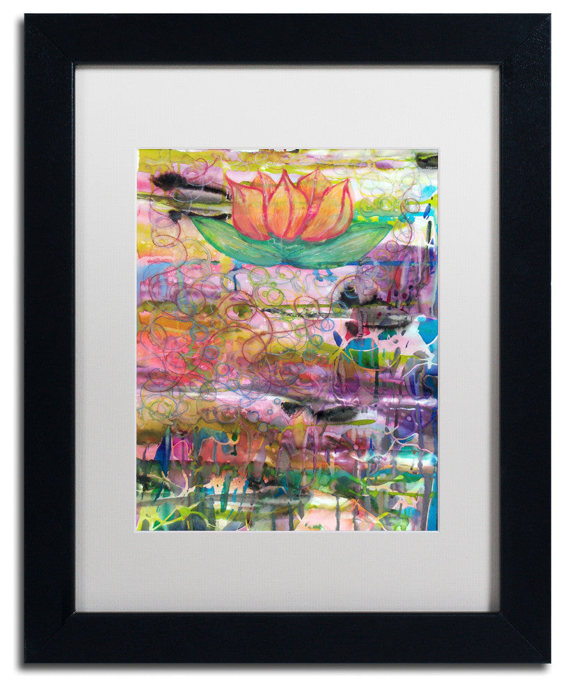 Lauren Moss 'Path to Enlightenment' Art, Black Frame, White Matte, 11"x14"