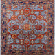 Ahgly Company Indoor Square Mid-Century Modern Area Rugs, 3' Square