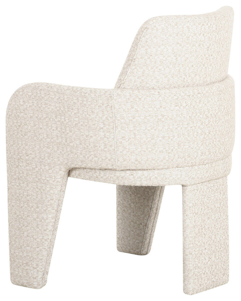 Modrest Cando Modern Beige Fabric Dining Chair