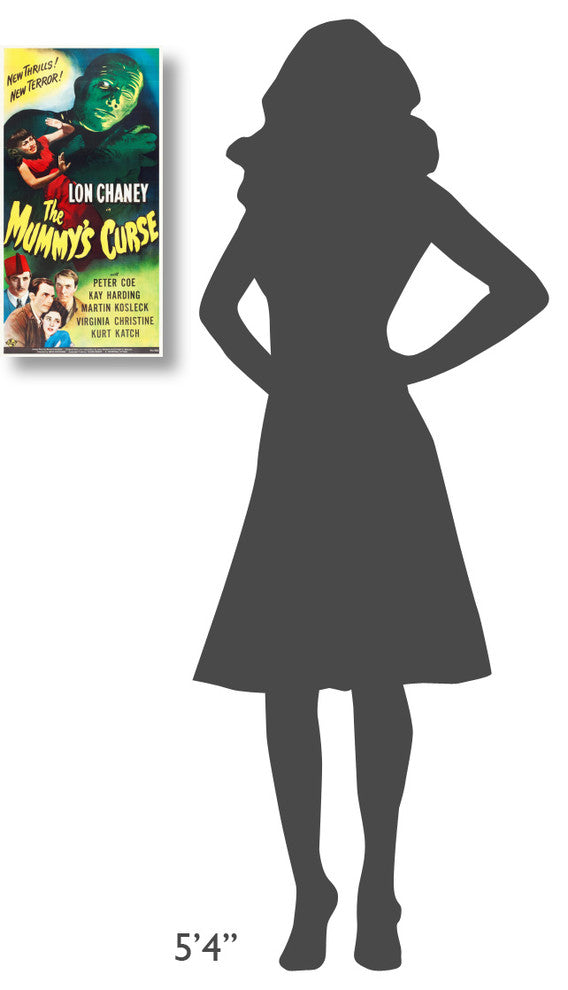 "Mummy's Curse" Stretched Canvas Giclee by Hollywood Photo Archive, 11x22"