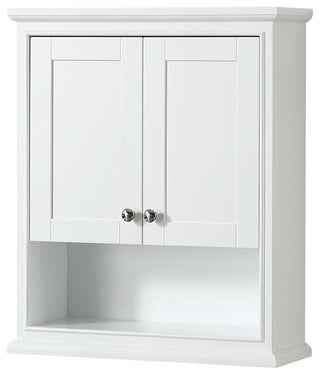 Deborah Over-the-Toilet Wall-Mounted Storage Cabinet in White