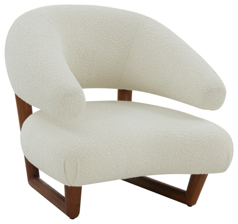Safavieh Couture Jasmina Wooden Legs Accent Chair