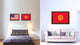 Kyrgyzstan Country Flag Canvas Print, 15"x21"