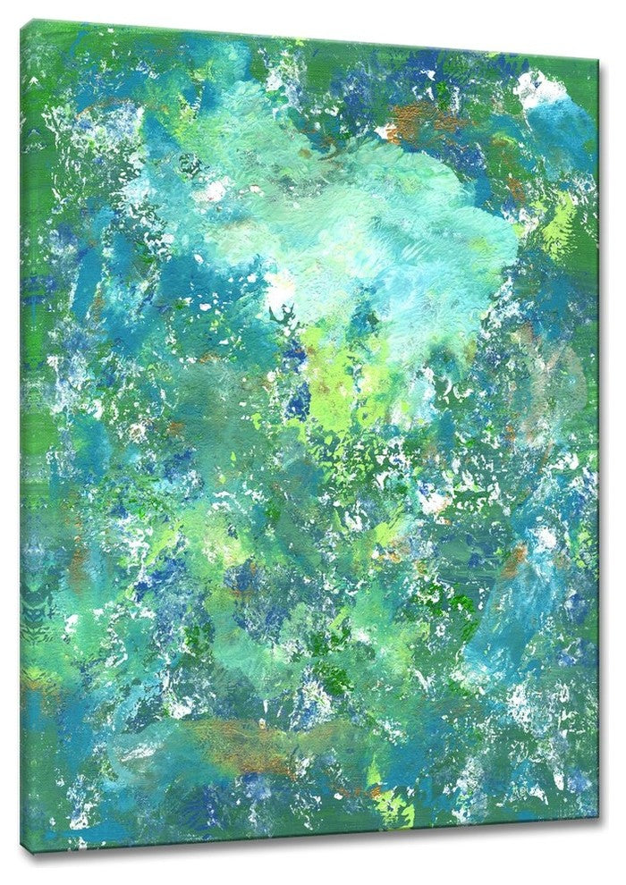 Ready2HangArt 'Seafoam' Canvas Wall Decor, 40"x30"