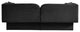 Marcel Boucle Fabric Upholstered Sofa, Black