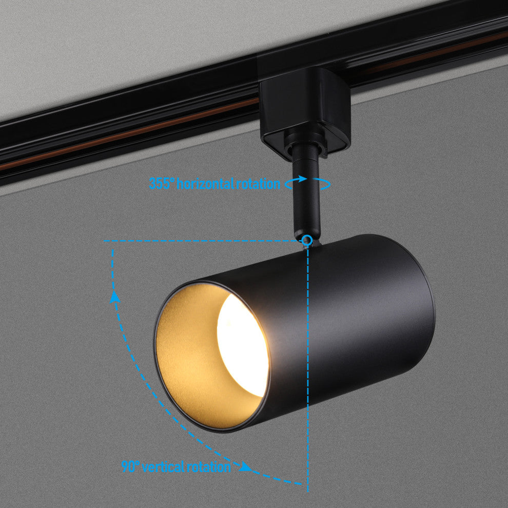 8 Pack 5CCT LED Track Light Heads, H Type Spotlight Fixtures