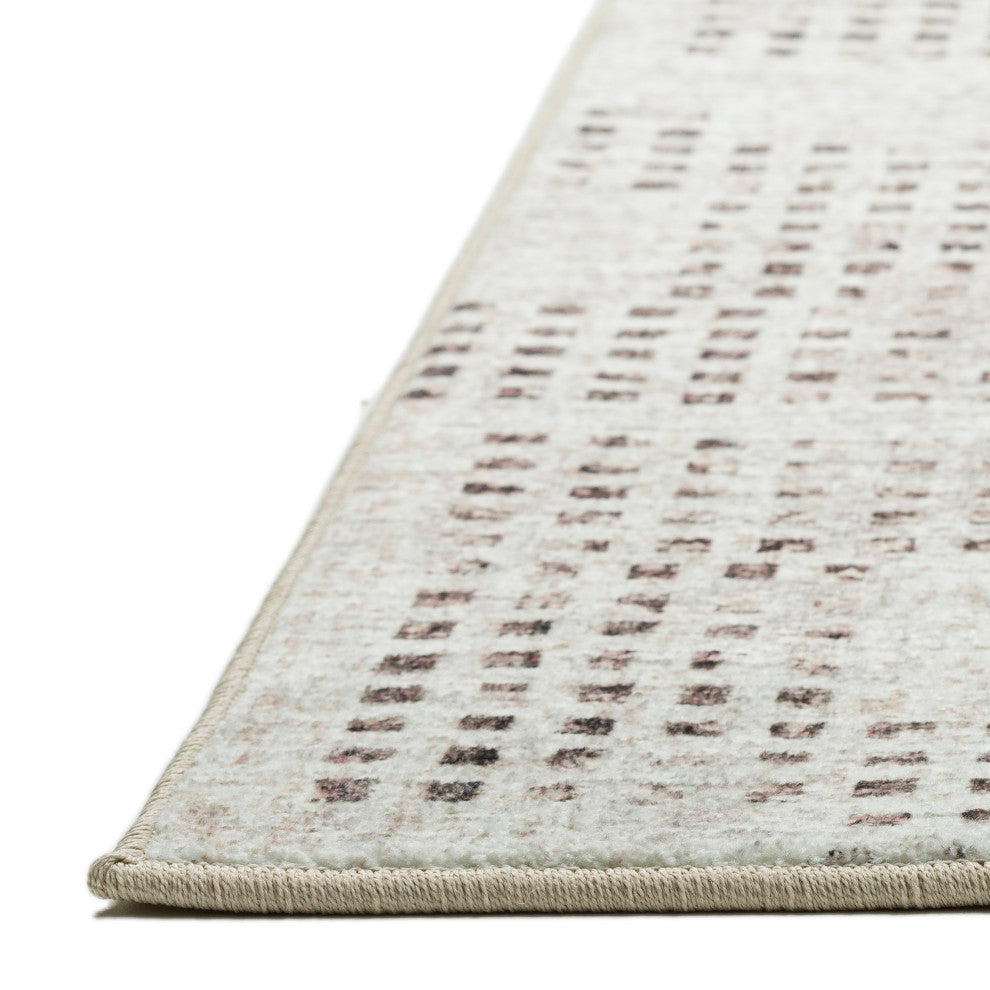 Delano DA1 Ivory 2'6" x 12' Runner Rug