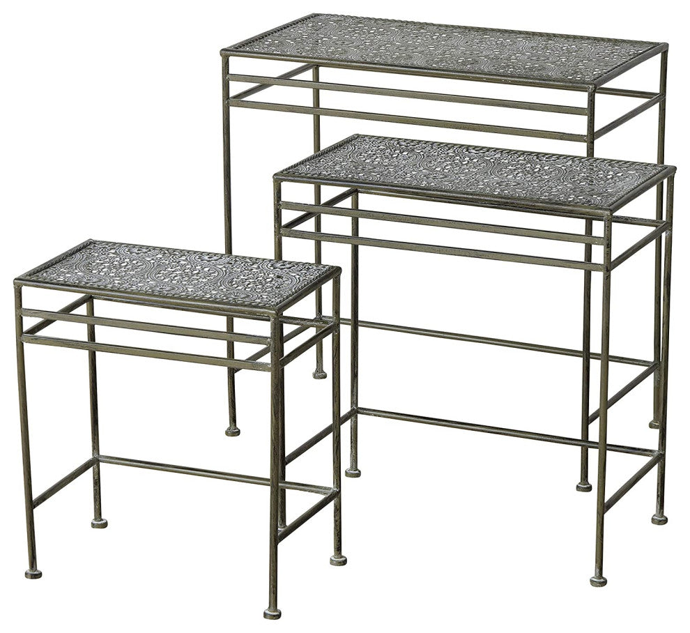 3 Piece Accent Garden Table Set