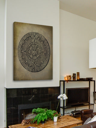 "Mayan Calendar" Painting Print on Wrapped Canvas