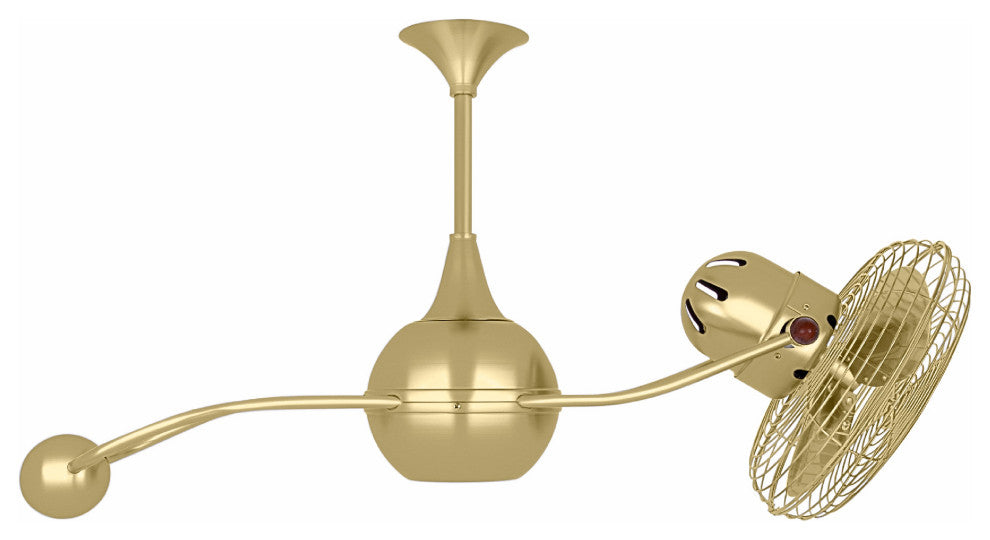 Brisa 2000 Rotational Ceiling Fan, Brushed Brass