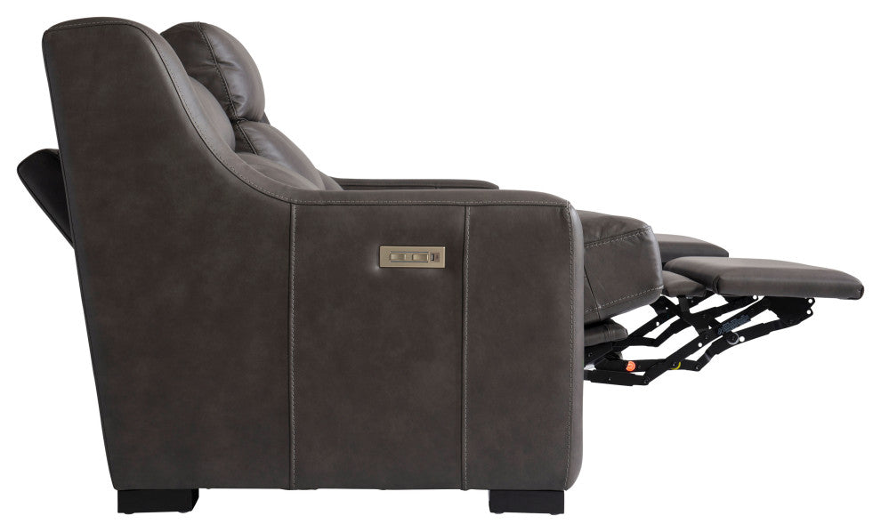 Bernhardt Germain Leather Power Motion Sofa