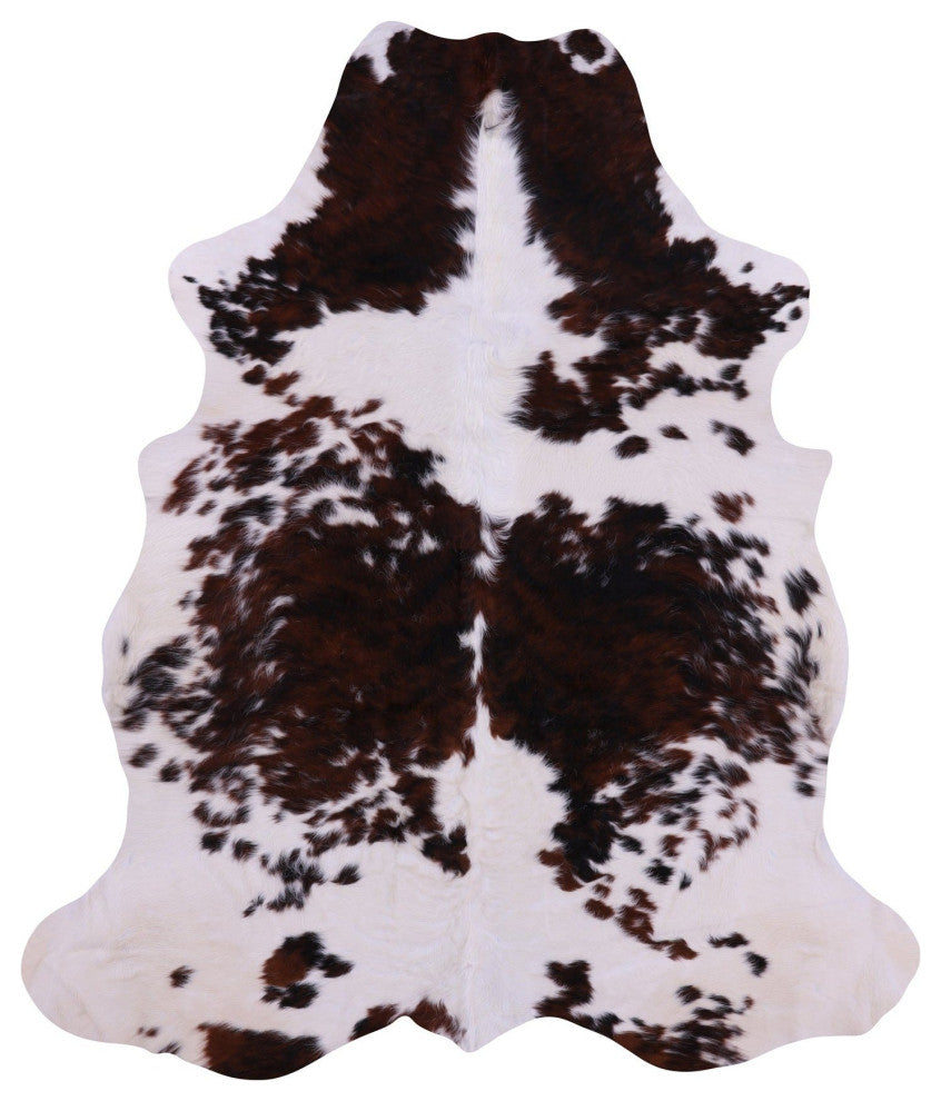 6' 7" X 5' 8" Natural Cowhide Rug C1562