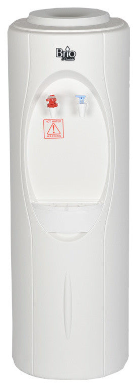 Brio CBP500 Hot and Cold Top Load Water Dispenser Cooler Premiere Series, White