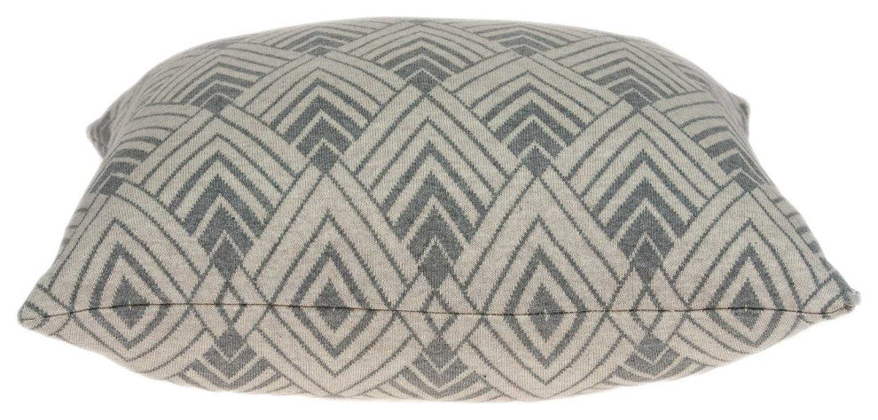HomeRoots 20" x 0.5" x 20" Stunning Transitional Tan Cotton Pillow Cover