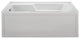 Integral Skirted Right-Hand Drain Whirlpool Bath Biscuit 60x30x19.25