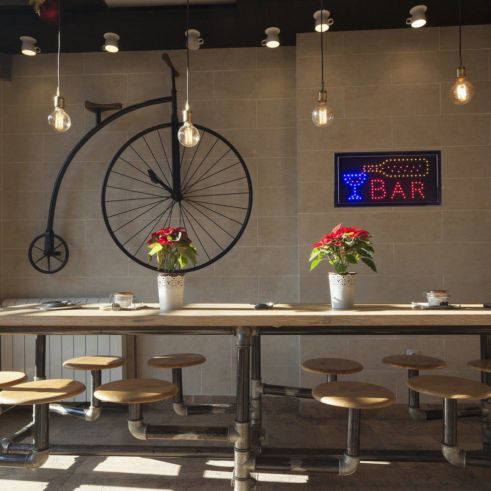 Bar LED Sign, Lighted Neon Electric Bar Sign With Animation by Lavish Home