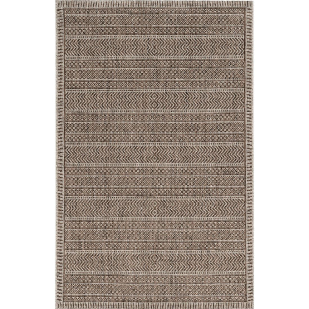 KAS Provo 5762 Mocha Izteca Area Rug, 7'10"x10'10"