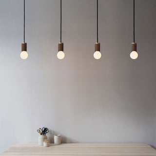 Porcelain II With Walnut Pendants