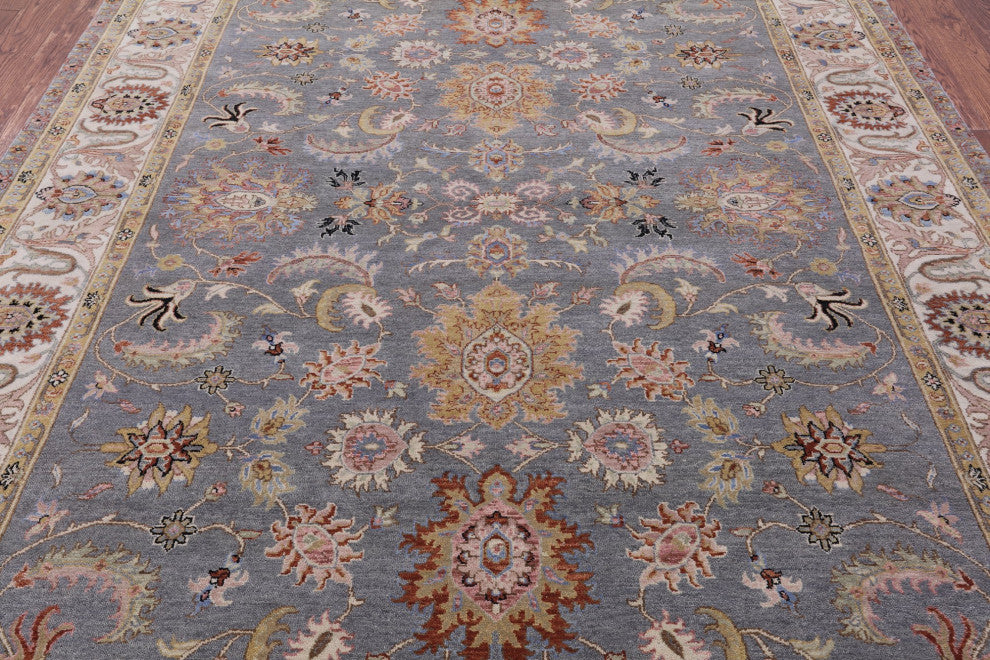 Handmade Persian Tabriz Wool Rug 7' 10" X 9' 8" Q9016