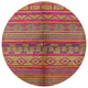 Ahgly Company Indoor Round Mid-Century Modern Area Rugs, 8' Round