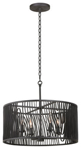 Morre 21x18" 4-Light Transitional Large Pendants by Kalco