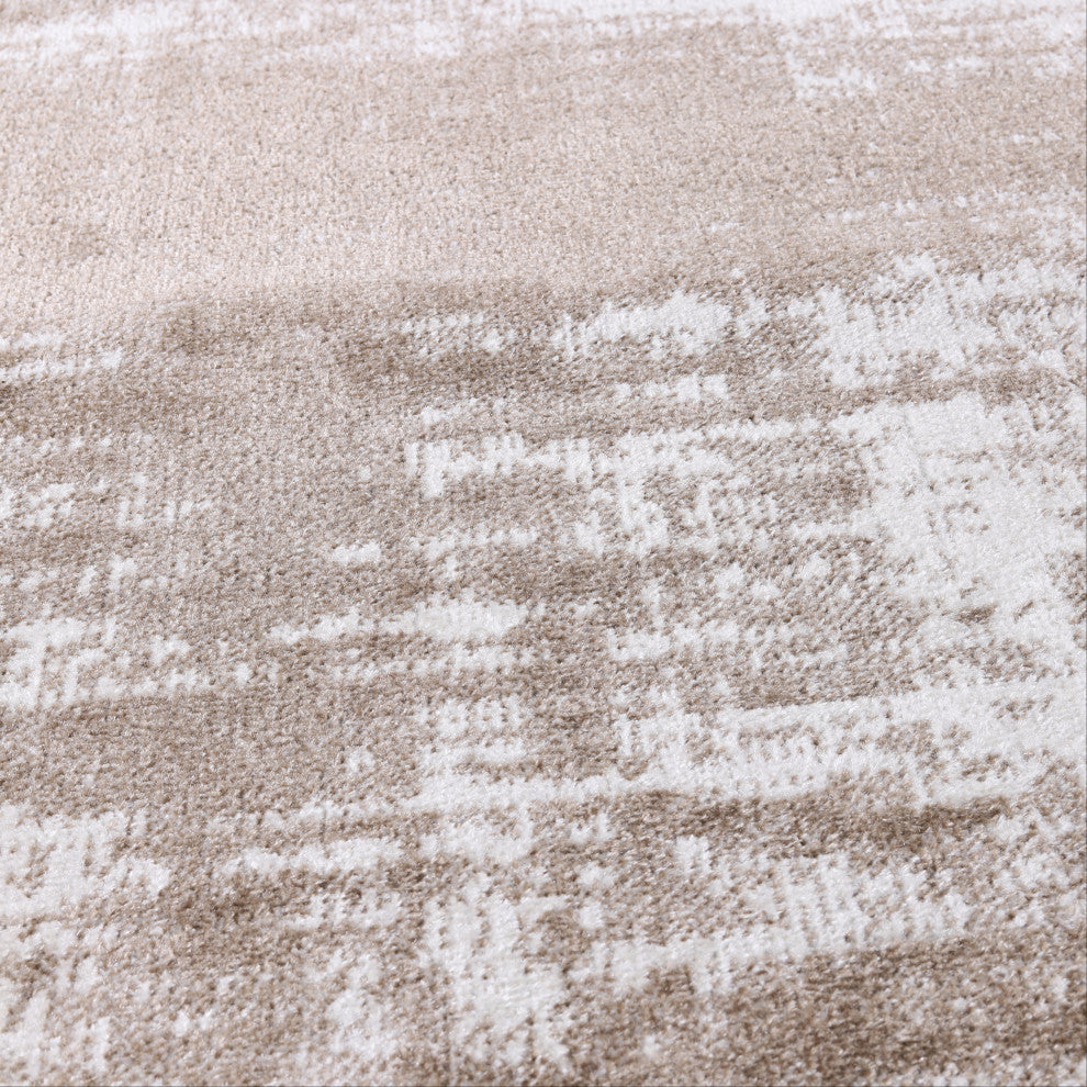 Machine Washable Nash Brown/Ivory Rug