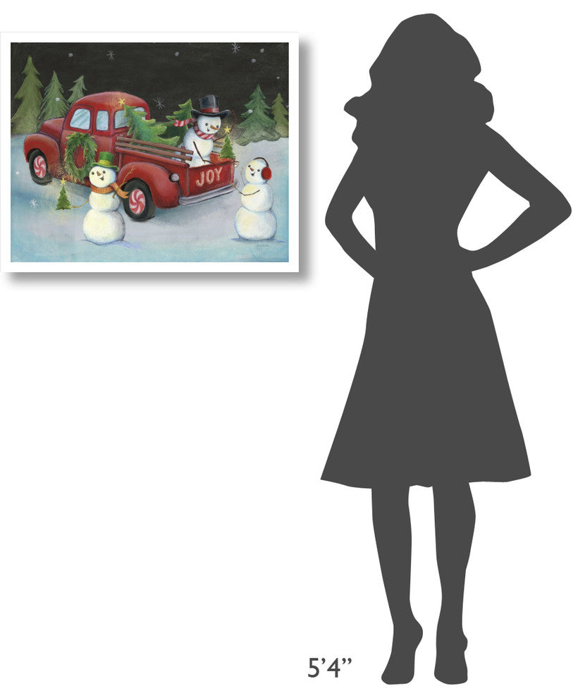 "Christmas on Wheels II" Digital Paper Print by Mary Urban, 30"x24"
