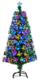 4' High Fiber Optic Color-Changing Tree