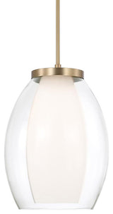 Capital Lighting 355911 Joss 13"W Pendant - Aged Brass