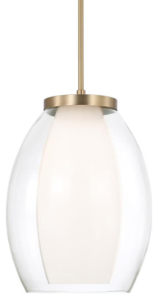 Capital Lighting 355911 Joss 13"W Pendant - Aged Brass
