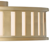 Kendal 4-Light Vibrant Gold Ceiling Mount