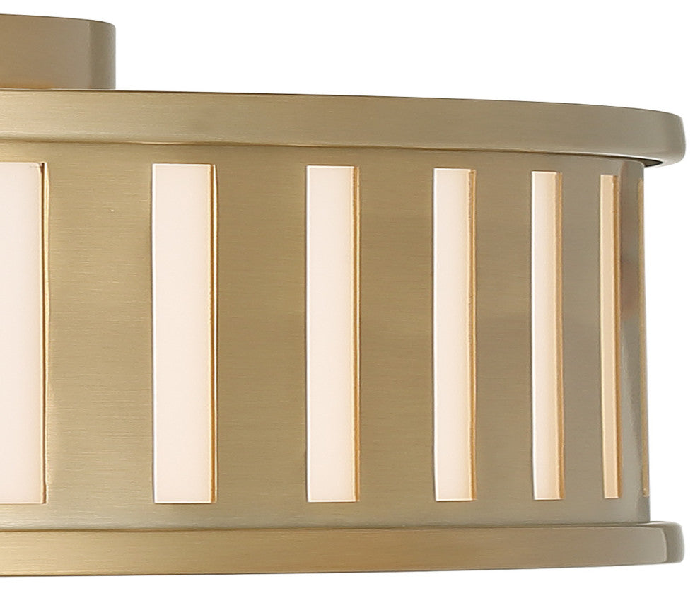 Kendal 4-Light Vibrant Gold Ceiling Mount