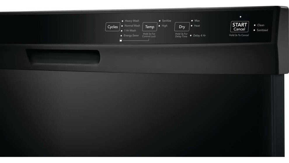 Frigidaire FDPC4314A 24"W 14 Place Setting Built-In Front Control - Black