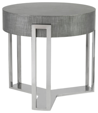 Iridium Round End Table