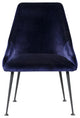 Contempo Cobalt Blue Microfiber Dining Or Side Chair