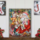 Wish List Santa Wooden Wall Art, Large 24x18