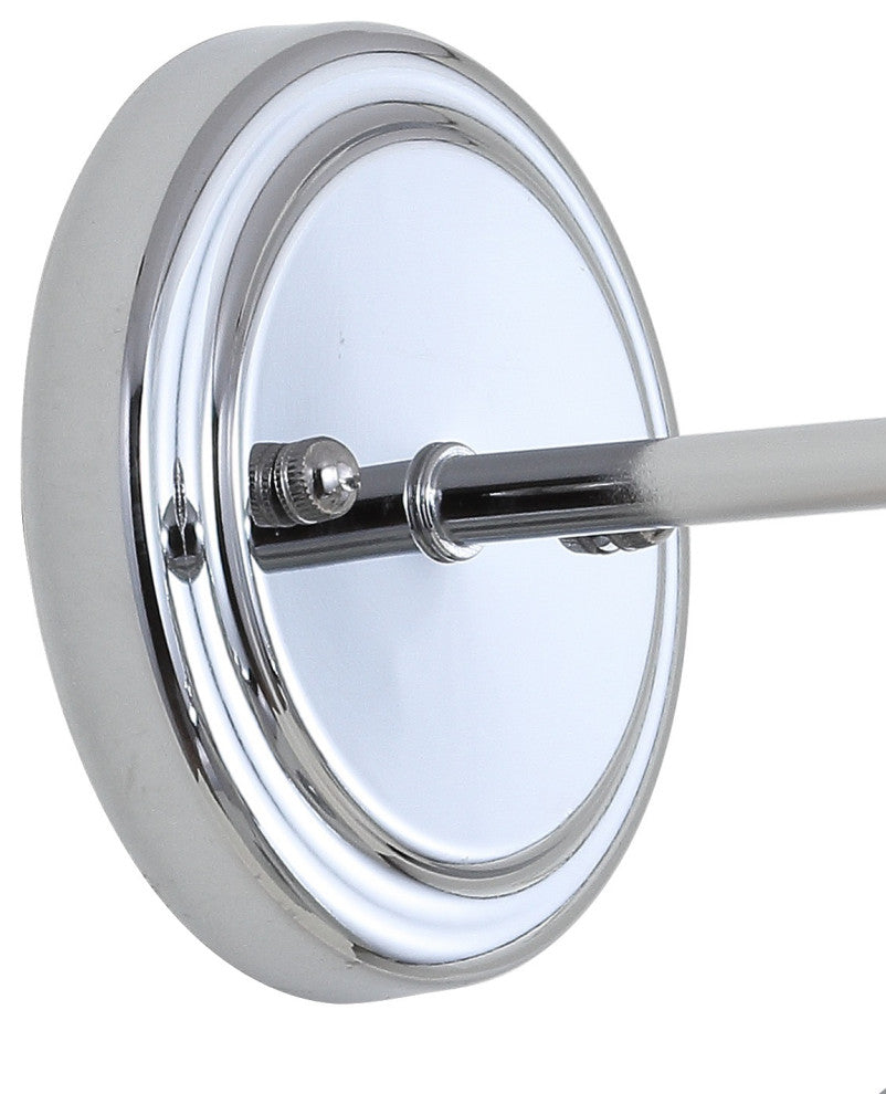 June Metal Shade Sconce, Chrome, 1-Light