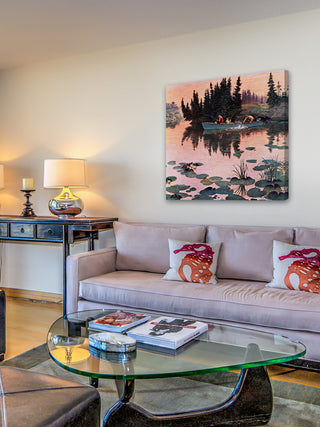 "A Fine Catch" Painting Print on Wrapped Canvas